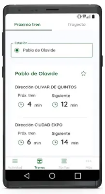 Metro de Sevilla android App screenshot 3